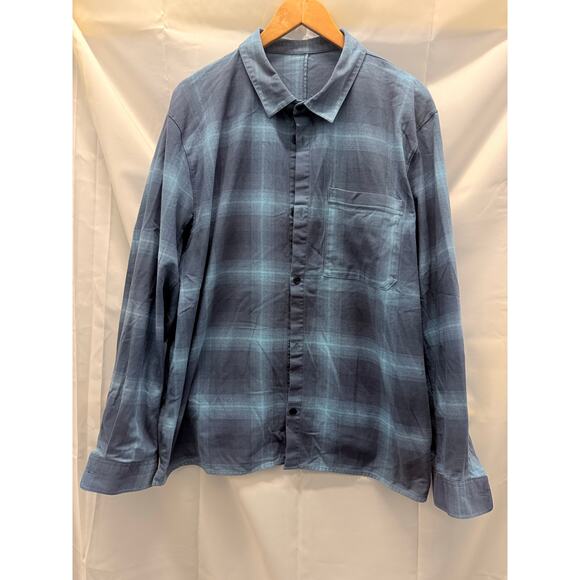 Lululemon Men's Brushed Woven Overshirt XXL Fall Flannel Preppy - Picture 4 of 7